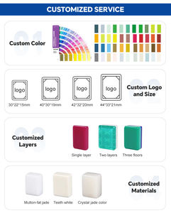 <span class=keywords><strong>Juego</strong></span> de Mahjong Americano de 160 Piezas, Acrílico, Plegable, Resistente, Ecológico y de Lujo, en Colores Variados, para Interiores, 3D - Product Image 6