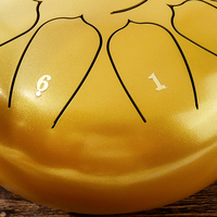 10 Inch 11 Tone Tongue Drum Handpan Ethereal Drum Professional Musical Instruments Educational Steel Drums