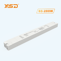 Alimentation LED ultra-mince à découpage linéaire ON/OFF 100W 24V 12V AC100V-277V