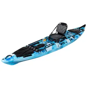 BIG Dace Pro Angler 13ft pedal kayak fishing boat for sale outdoor surfing plastic cool kayaks for sale