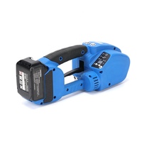 Herramienta de Flejado Portátil de PP/PET, Flejadora Manual para Palés y Cartones, Eléctrica, Semiautomática, a Batería