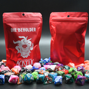 Confezione in acrilico poliedrico DND DND Customersed logo Set per borsa misteriosa dadi da tavolo giochi RPG - Product Image 4