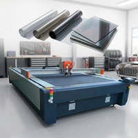 Machine de découpe CNC à couteau oscillant pour film de protection de vitres automobiles avec système de découpe par caméra CCD