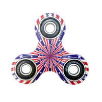 Fidget Spinners Personalizados con Logotipo de Dibujos Animados en 3D, Fidget Spinner de Plástico Barato para Dedos, Fidget Spinner Metálico con Impresión