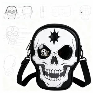 Sac fourre-tout Ita personnalisé avec design squelette, sac à dos OEM, sac à main, fabricant de sacs transparents - Product Image 6