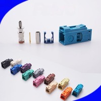 Conector FAKRA B C D EFGIMZ SMB Automotriz de 50 ohmios con Cables RG174 y RG316, Función de Inserción Anti-inversa