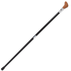 Canne de marche élégante et minimaliste, poignée orange de style voiture, poignée confortable, canne décorative - Product Image 1