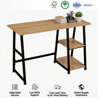 Table de bureau pour ordinateur, table d'étude avec étagères pour étudiants, spécialiste OEM/ODM