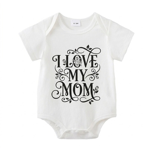 Tutina per Neonati in Puro Cotone 100% Lavorata a Maglia, Abbigliamento per Neonati a Maniche Corte, Body e Tutine per Bambini, Vendita all'Ingrosso Diretta dalla Fabbrica - Product Image 3