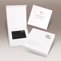 Boîte d'emballage de luxe pour carte de crédit avec Logo privé VIP, nouveau Design