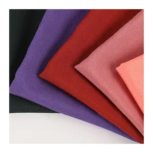 Direktverkauf ab Werk 70+ Farben fester Farbstoff 100 % Polyester helle Dehnung Satin-Crepe-Band für Kleidung