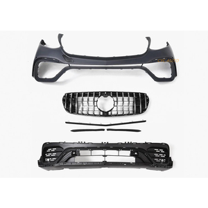 GLC63 AMG look design Conversion BodyKit pare-chocs avant arrière pour <span class=keywords><strong>Mercedes</strong></span> Benz <span class=keywords><strong>GLC</strong></span> Class X253 W253 SUV 2015 2016 2017 <span class=keywords><strong>2018</strong></span> 2019 - Product Image 5