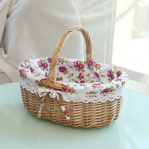 Cesta <span class=keywords><strong>de</strong></span> Picnic tejida a mano duradera ecológica <span class=keywords><strong>de</strong></span> alta calidad, cesta <span class=keywords><strong>de</strong></span> lino, regalo ovalado, <span class=keywords><strong>cestas</strong></span> <span class=keywords><strong>de</strong></span> Picnic al aire libre <span class=keywords><strong>de</strong></span> <span class=keywords><strong>mimbre</strong></span> - Product Image 2
