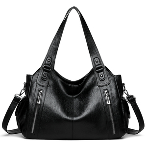 Sac à bandoulière pour femme, style tendance. Le sac fourre-tout est fabriqué en matériau PU. Décoré. Convient à un usage quotidien.0809 - Product Image 4