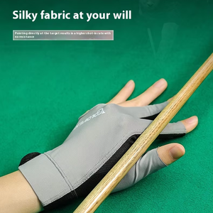 Guantes de Billar Abiertos al por Mayor, Ajustables, de Poliéster, Portátiles, Ligeros, Reutilizables, Accesorios de Entrenamiento - Product Image 3
