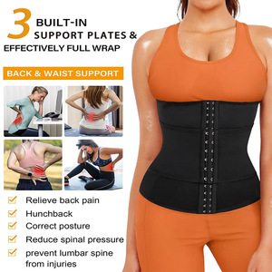 Estómago Tummy Wrap Sudor Cinturón Entrenador de cintura Cincher Faja para quemar grasa Tecnología térmica Fitness Cintura Entrenador Tummy Body Shaper - Product Image 4
