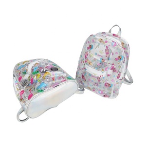 OEM/ODM chiaro Mini PVC <span class=keywords><strong>zaino</strong></span> con coulisse per ragazze personalizzabile chiusura a cerniera accessori eleganti da <span class=keywords><strong>donna</strong></span> - Product Image 3