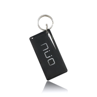 Benutzer definierter Druck QR-Code 13,56 MHz PVC Epoxy Schlüssel bund Wasserdicht Mini RFID NFC 213 Visitenkarte Pet Tag