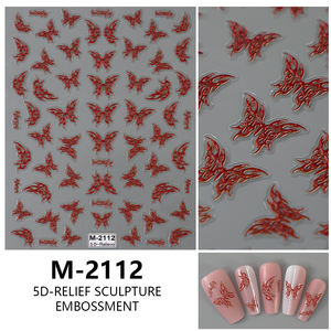 Autocollants 3D en relief pour nail art, décalcomanies autocollantes, fournitures pour nail art, accessoires de décoration pour nail art - Product Image 6