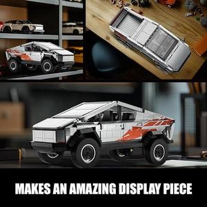 Baka 33000บล็อกตัวต่อรถบรรทุกไซเบอร์เทสลาชุดรถของเล่น1067ชิ้นสำหรับวันเด็ก - Product Image 2