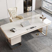 Bureau de direction de luxe Bureau de président-directeur général moderne Design haut de gamme adapté aux bureaux d'entreprise