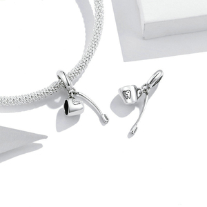 Nuevo S925 Sterling Sliver mujeres pulsera encantos sonrisa dientes lindos/juego de cepillo de dientes/taza de cepillo de dientes dentisit encantos pulsera de cuentas DIY - Product Image 3