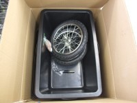 Özelleştirilebilir çelik katlanabilir bisiklet kargo sepeti tekerlekli konteyner yapısı dayanıklı kauçuk Metal OEM desteklenen bisiklet römorku bagaj - Product Image 5