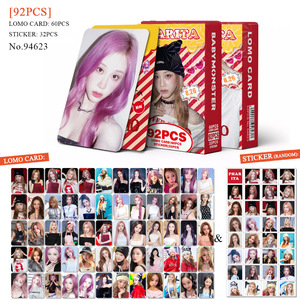 92 Tarjetas/Caja MONSTER Album PSYCHO, Fotografías Individuales de AHYEON, ASA, RUKA, RORA, <span class=keywords><strong>CHIQUITA</strong></span>, RAMI, PHARITA, Tarjetas Personalizadas con Adhesivos, Tarjetas Láser - Product Image 3