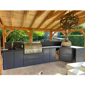 Grill a <span class=keywords><strong>Gas</strong></span> Barbecue a Carbone <span class=keywords><strong>in</strong></span> Acciaio Inox dal Design Professionale da Esterno Rame Automatico Mobile da Cucina Verniciato a Polvere - Product Image 2