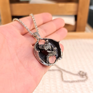 Collar con Colgante de Dragón de Daenerys Targaryen, de Acero Inoxidable, Regalo para Hombre, SP1114 - Product Image 4