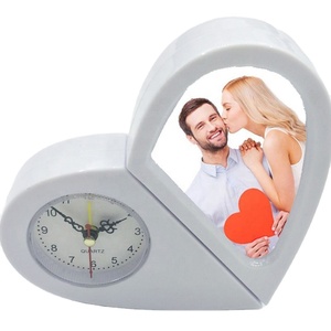 Marco de <span class=keywords><strong>fotos</strong></span> de reloj de plástico de sublimación girado con espejo de maquillaje para <span class=keywords><strong>Navidad</strong></span> graduación cumpleaños Regalos de boda - Product Image 4