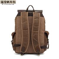 Sac à dos unisexe rétro pour voyage, sac à dos pour ordinateur portable, toile cirée, imperméable, sac à dos de jour, dropshipping Shopify