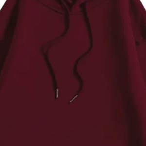 Sweat à capuche décontracté pour homme en gros, couleur unie, épaules tombantes, cordon de serrage, 100% polyester coton tissé, vêtement décontracté, écologique - Product Image 5