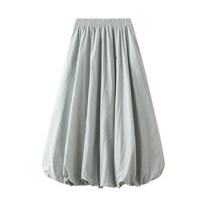 Nouvelle jupe mi-longue femme été 2025 – Collection Boutique – Taille haute amincissante, respirante, en polyester, taille naturelle, élégante – Vente en gros - Product Image 3