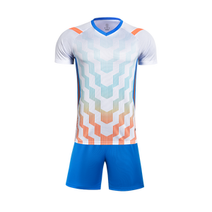 Voetbalshirtset voor volwassen mannen voor het seizoen 2026 - ademend, sneldrogend, met opdruk van aangepaste teamnaam op de shorts - Product Image 5