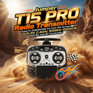 Émetteur radio Jumper T15 PRO EdgeTX STM32H750 avec écran IPS de 3,5 pouces, ELRS <span class=keywords><strong>2</strong></span>,4 GHz 915 MHz 1000 mW, contrôleur RC RDC90 Hall - Product Image 1