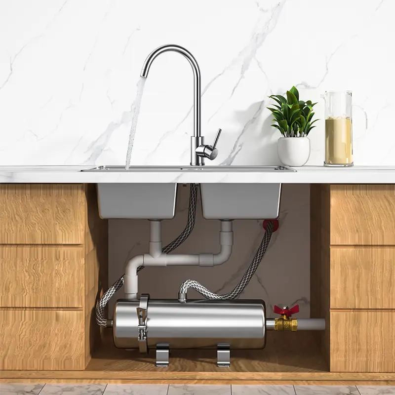 Sistema di filtraggio dell'acqua per tutta la casa in acciaio inossidabile filtro per l'acqua alimentazione manuale per uso domestico