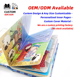 Impression personnalisée <span class=keywords><strong>de</strong></span> livres pour enfants, livre cartonné, impression offset couleur, livre d'histoires éducatif pour enfants, faible MOQ, usine OEM - Product Image 2