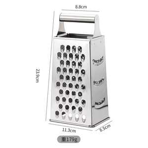 Utensilios <span class=keywords><strong>de</strong></span> cocina <span class=keywords><strong>de</strong></span> nuevo diseño, rallador <span class=keywords><strong>de</strong></span> verduras <span class=keywords><strong>de</strong></span> 4 lados <span class=keywords><strong>de</strong></span> acero inoxidable multifuncional, rebanador <span class=keywords><strong>de</strong></span> frutas, jengibre con mango - Product Image 6