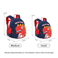 Nouveau sac à dos de maternelle dessin animé mignon pour enfants, sac d'école anti-perte léger et imperméable, mini sac à bandoulière pour enfants