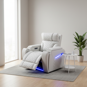 Sofá Reclinable Eléctrico de <span class=keywords><strong>3</strong></span> <span class=keywords><strong>Plazas</strong></span> para Cine en Casa con Portavasos, Juego de Muebles para Sala de Estar - Product Image 5
