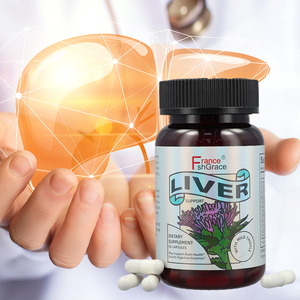 Complément hépatique personnalisé avec logo pour la détoxification et la purification du foie pour hommes et femmes, capsules de nettoyage hépatique à base de plantes - Product Image 6