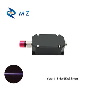 Penjualan terlaris stabilitas tinggi pemfokusan dapat disesuaikan 808nm 500mW Powell lensa industri masa pakai panjang modul dioda Laser garis inframerah