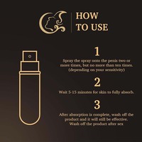 Spray Retardante Sexual para Adultos al por Mayor, Spray Desensibilizante Masculino sin Efectos Secundarios, Extiende Efectivamente el Tiempo de Relación Sexual, Mejora la Comodidad y el Clímax