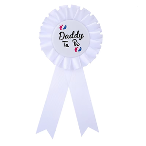 HLC Kits de Sash Personnalisés pour Anniversaire, Épingles en Fer Blanc ODM pour Fêtes d'Anniversaire, Futures Mamans et Futures Mamans, et Futures Papas, Cadeaux et Décorations de Fête - Product Image 2