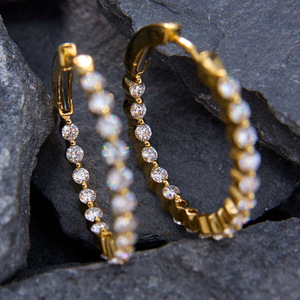 Orecchini a Cerchio Rotondi per Donne, Design Semplice a Cerchio, Accessori per Orecchie da Indossare Quotidianamente - Product Image 2