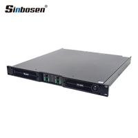 Équipement de sonorisation D4-2000 1u 4 canaux 2000 watts système audio amplificateur professionnel