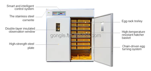 1056 Incubateur Automatique Électrique ou Solaire pour Œufs de Volaille et Poulets - Product Image 2
