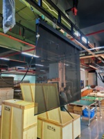 Pantalla Holográfica LED para Publicidad en Ferias Comerciales, Pantalla Holográfica 3D Transparente Invisible, Máquina de Publicidad Móvil