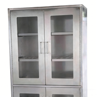 Gabinete de Vidrio para Laboratorio de Acero Inoxidable 304 para Platos de Laboratorio